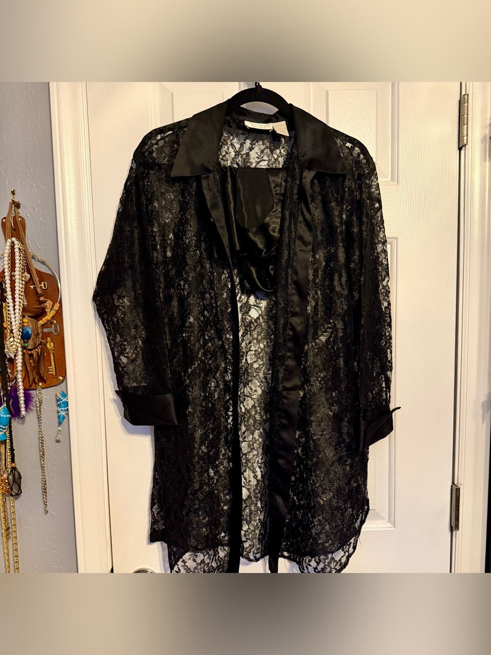 Vintage Victorias Secret Gold Label Lace Nightgown and Bottoms Size Small